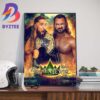 Seth Rollins Is The WWE World Heavyweight Champion At WWE Night Of Champions Home Decor Poster Canvas