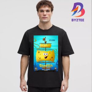Ship’s About To Go Down The SpongeBob Movie Search For SquarePants 2025 Official Poster In Theatres December 19 Unisex T-Shirt