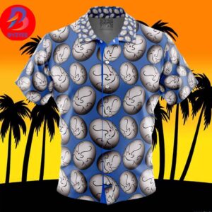 Shizues Mask That Time I got Reincarnated as a Slime For Men And Women In Summer Vacation Button Up Hawaiian Shirt