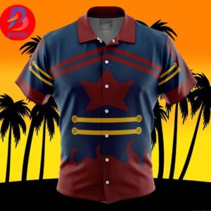 Simon Coat Gurrenn Lagan For Men And Women In Summer Vacation Button Up Hawaiian Shirt