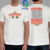 Campeones Spain Fifa World Cup 2026 Champions Two Sided T-Shirt Campeones Spain Fifa World Cup 2026 Champions Two Sided T-Shirt