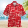 Space Ships Star Wars Red Tropical Aloha Hawaiian Shirt For Men And Women