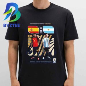 Spain vs Argentina FIFA World Cup 2026 Final Yamal Messi July 19th New Jersey Stadium Unisex T- Shirt
