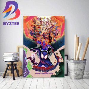 Spider Man Across The Spider Verse Alternative Movie Poster Home Decor Poster Canvas