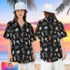 Star Wars Cartoon Baby Yoda Pink Gift For Star Wars Movie Fans Tropical Aloha Hawaiian Shirt For Men And Women