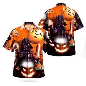 Star Wars Darth Vader Halloween Trendy Tropical Aloha Hawaiian Shirt For Men And Women