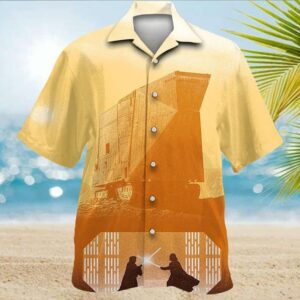 Star Wars Darth Vader Qui Gon Jinn Tropical Aloha Hawaiian Shirt For Men And Women