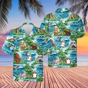 Star Wars Fathers Day Gifts Trendy Tropical Aloha Hawaiian Shirt For Men And Women