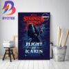 Stranger Things Eddie Munson Flight Of Icarus Decor Poster Canvas
