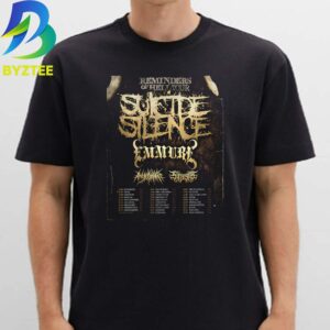 Suicide Silence & Emmure Reminders Of Hell Tour December 2026 Unisex T- Shirt