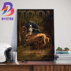 TOOL Effing TOOL in Milwaukee WI At The Fiserv Forum November 1st 2023 Wall Decor Poster Canvas
