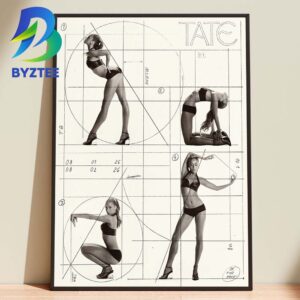 Tate McRae Concert Tour Date In Lollapalooza 2026 Home Decor Poster Canvas