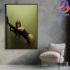Taylor Swift The Life Of A Showgirl The Shiny Bug Edition Wintergreen And Onyx Marbled Vinyl Home Decor Poster Canvas