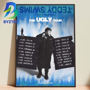 Teddy Swims With Freak Freely The Ugly Tour 2026 Home Decor Poster Canvas
