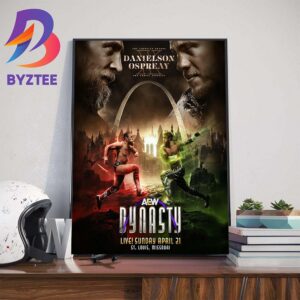 The American Dragon Bryan Danielson Vs Will Ospreay The Aerial Assassin At AEW Dynasty Home Decor Poster Canvas