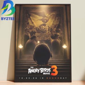 The Angry Birds Movie 3 Booms Day December 23th 2026 Home Decor Poster Canvas