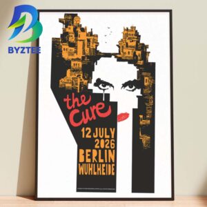The Cure Berlin Wuhlheide Limited Edition Event 2026 Home Decor Poster Canvas
