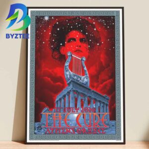 The Cure Olympic Complex 2026 Athens Greece July 15th Home Decor Poster Canvas