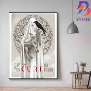 The Cure Rock Rock Werchter 2026 Sussex England July 5th Wall Art Decor Poster