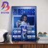 The Dallas Mavericks Vs The Oklahoma City Thunder In The Second Round NBA Playoffs 2024 Home Decor Poster Canvas