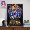 The Denver Broncos Player Russell Wilson With 5-Game Win Streak Wall Decor Poster Canvas