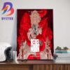 The Detroit Lions RB Jahmyr Gibbs For First Lions Rookie RB To Produce 2 TDs In A Single Postseason Art Decor Poster Canvas
