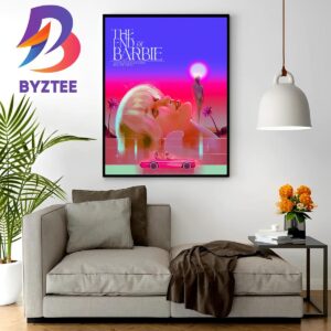 The End Of Barbie Humans Only Have One Ending Ideas Are Forever Wall Decor Poster Canvas