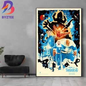 The Fantastic Four First Steps Of Marvel Studios Official Poster Home Decor Poster Canvas