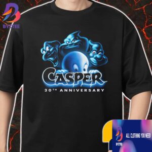 The Friendly Ghost Returns To Theaters Casper Ghost 30th Anniversary October 3 2025 Merch Unisex T-Shirt