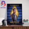 The Greater The Spy The Bigger The Lie John Cena As Wyatt In Argylle Movie Official Poster Art Decorations Poster Canvas