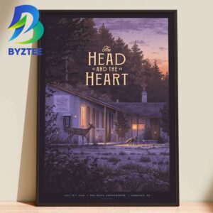 The Head And The Heart Red Rocks Park Amphitheatre 2026 Morrison CO July 15th Home Decor Poster Canvas