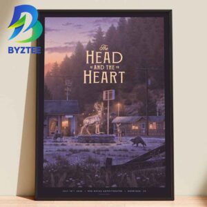 The Head And The Heart Red Rocks Park Amphitheatre 2026 Morrison CO July 16th Home Decor Poster Canvas