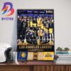 The Los Angeles Lakers Win In Vegas To Become Champions Of The First-Ever NBA In-Season Tournament Wall Decor Poster Canvas