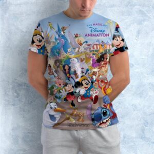 The Magic Of Disney Animation Poster Arrives At Disney Hollywood Studios In 2026 All Over Print 3D Shirt