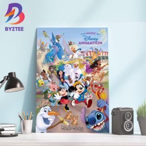 The Magic Of Disney Animation Poster Arrives At Disney Hollywood Studios In 2026 Home Decor Wall Art Poster Canvas
