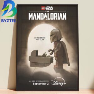 The Mandalorian Star Wars Disney Some Heroes Just Click 2026 Home Decor Poster Canvas