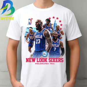 The New Look Sixers Philadelphia 76ers NBA 2026 Unisex T- Shirt