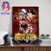 The SDSU Football South Dakota State Jackrabbits Are 2024 NCAA FCS Football National Champions Art Decorations Poster Canvas