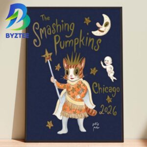 The Smashing Pumpkins Chicago 2026  Home Decor Poster Canvas