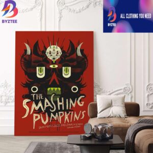 The Smashing Pumpkins The End Is Nero Tour On August 24 2025 At Helsinki Ice Hall Finland Poster Event Poster Canvas Home Decor