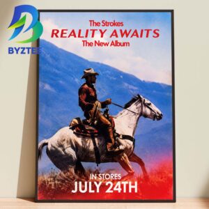 The Strokes Reality Awaits The New Album In Stores July 24th 2026 Home Decor Poster Canvas