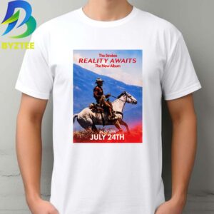 The Strokes Reality Awaits The New Album In Stores July 24th 2026 Unisex T- Shirt