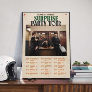 The Sturniolo Triplets 2025 Surprise Party Tour Dates List Poster Canvas