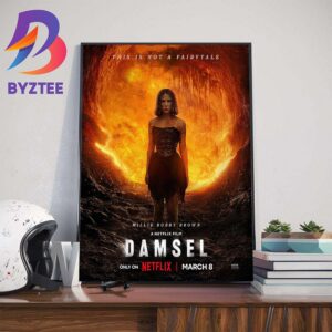 This Is Not A Fairytale Millie Bobby Brown Damsel Official Poster Art Decorations Poster Canvas