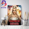 Tiffany Stratton Is Still WWE NXT Womens Champion Wall Decor Poster Canvas