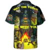 Toad Pattern Super Mario For Men And Women In Summer Vacation Button Up Hawaiian Shirt Toad Pattern Super Mario For Men And Women In Summer Vacation Button Up Hawaiian Shirt