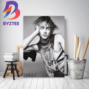 Timothee Chalamet On The Cover Of British Vogue Home Decor Poster Canvas