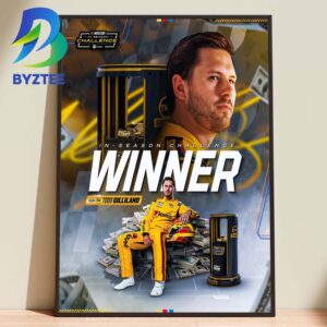 Todd Gilliland NASCAR In Season Challenge Winner 2026 Home Decor Poster Canvas