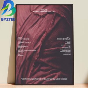 Tory Lanez Made You Think I Was Gone But Home Decor Poster Canvas