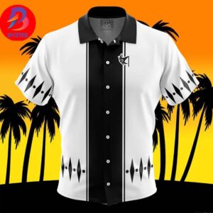 Toshiro Hitsugaya Bleach For Men And Women In Summer Vacation Button Up Hawaiian Shirt